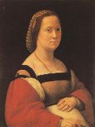RAFFAELLO Sanzio Portrait of woman painting